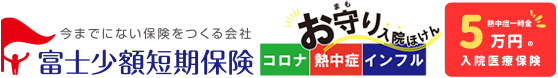 富士少額短期保険のお守り入院ほけん